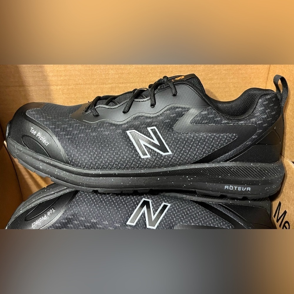 NEW- New Balance Logic Composite Toe Men's Industrial Work Shoes, Black, Size 14 - Picture 9 of 13